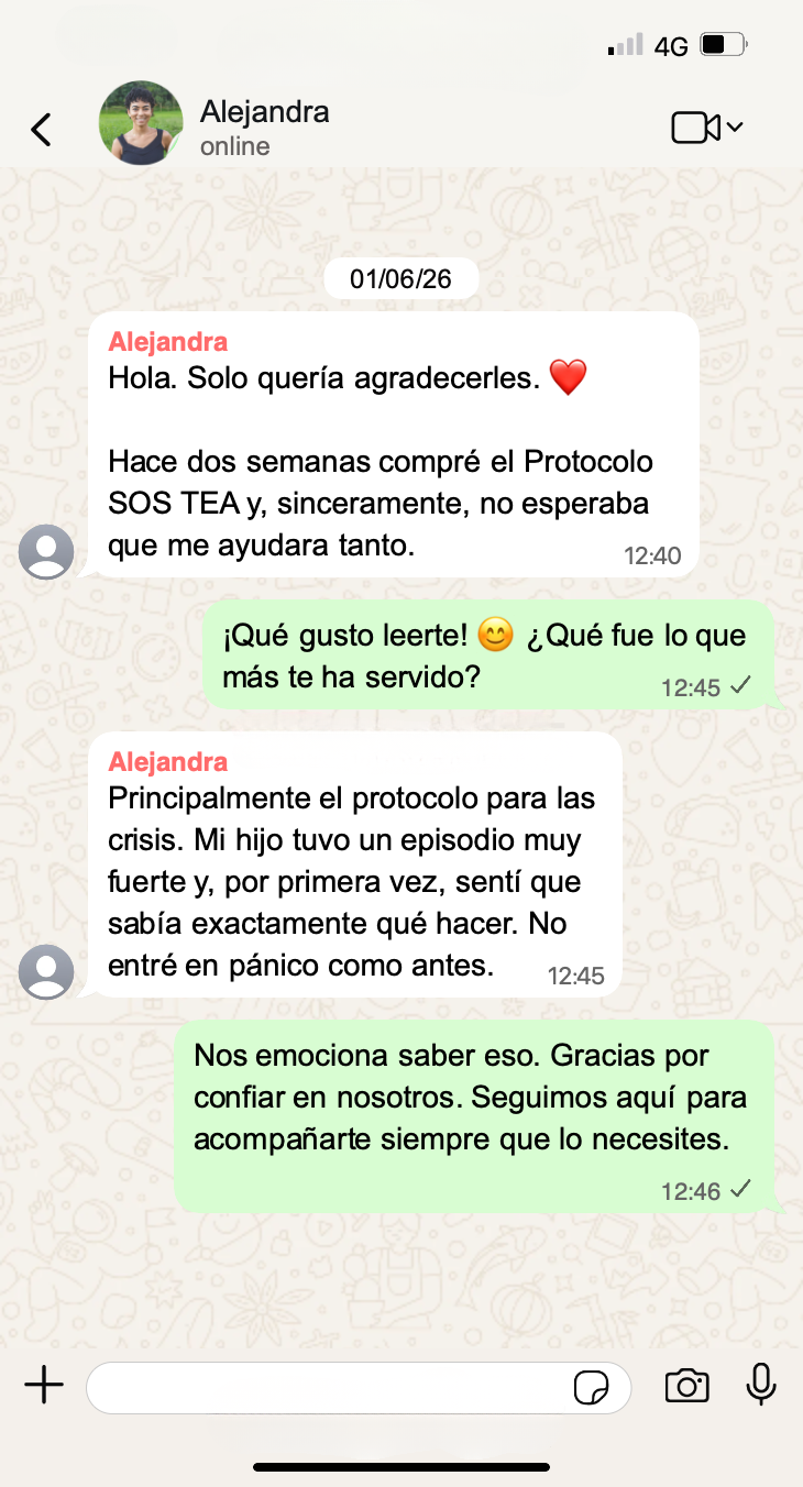 Print de conversa de WhatsApp con cliente