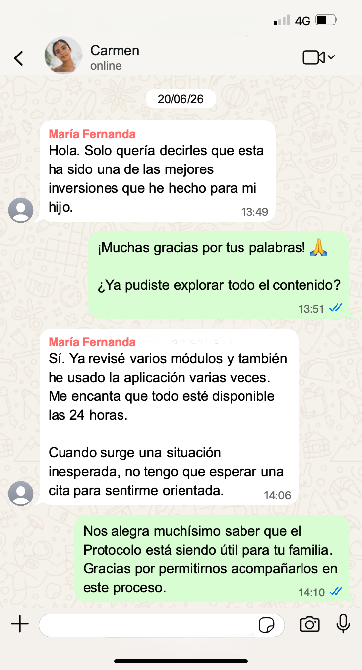 Print de conversa de WhatsApp com cliente